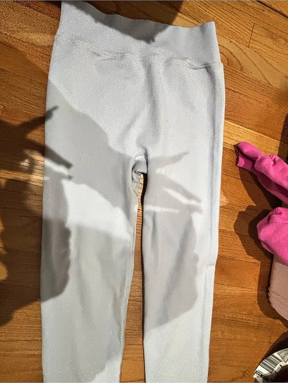 PINK Victoria's Secret Seamless Fair Isle Holiday Leggings White